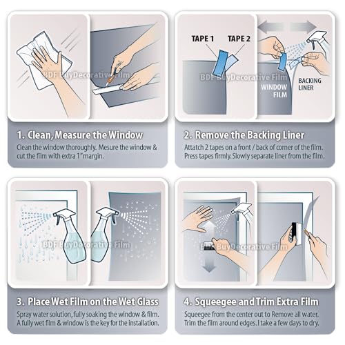 BDF S4MC Window Film Security and Safety 4 Mil Clear - 24in X - Image 7