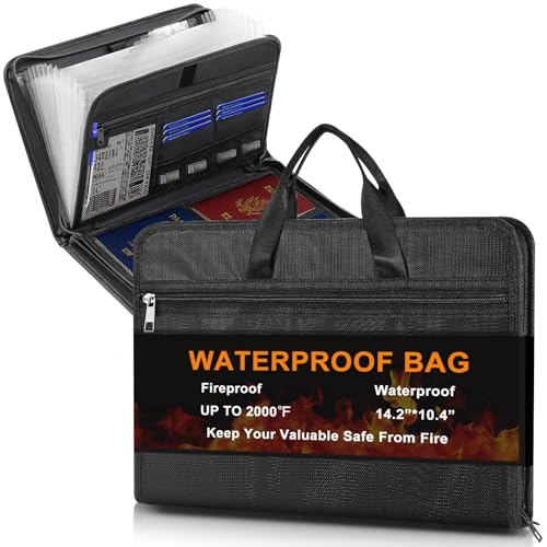 TaoBary Boat Document Holder Waterproof, 13 Pockets Fireproof - Image 2