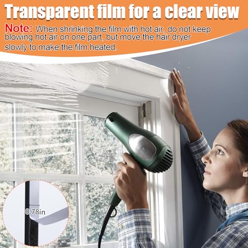 62×236in Window Insulation Kit for Winter- Thicken Indoor - Image 7