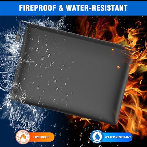 Fireproof Document Bag with Zipper,File Organizer - Image 4