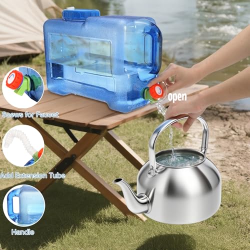 ZOOFOX 3.17 Gallon Water Jug with Spigot, Portable Water - Image 8