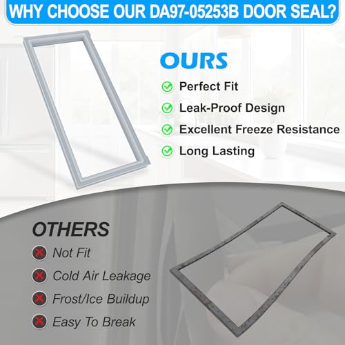 2 PACK DA97-05253B Refrigerator Door Gasket Compatible - Image 6