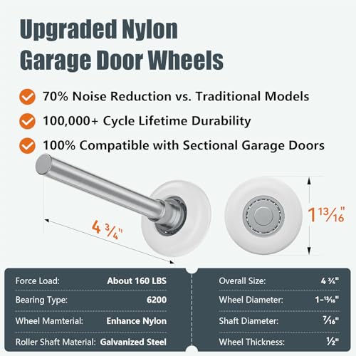 Garage Door Hardware Kit for 16'x7' and 18'x7' Height - Image 4