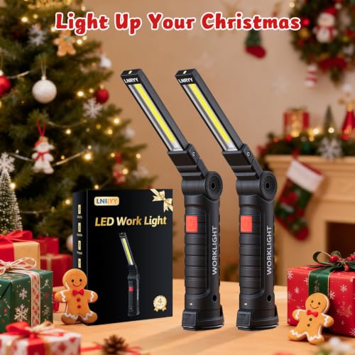 LNRYY 4Pack Magnetic Work Light, Christmas Tools Gifts - Image 3