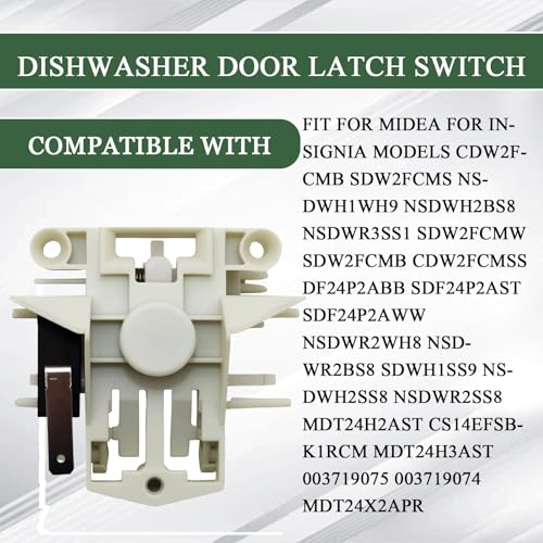 Dishwasher Door Latch Switch Midea Insignia 17476000012184 - Image 4