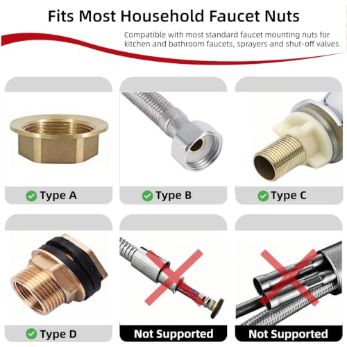 14-in-1 Faucet & Sink Installer Wrench Kit for Tight Spaces - Image 5