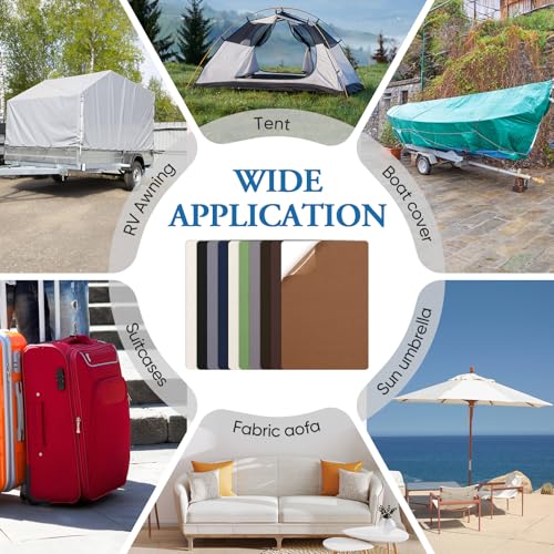 Canvas Patch 5.5 x 8 Inches 6Pcs Self-Adhesive Waterproof - Image 7