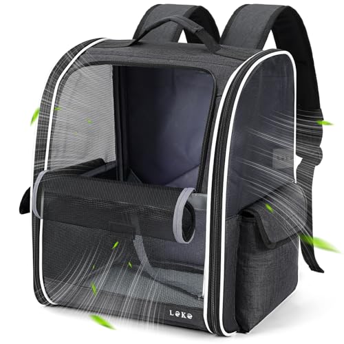 Lekereise Dog Carrier Backpack for Small Medium Dogs Cats - Image 2
