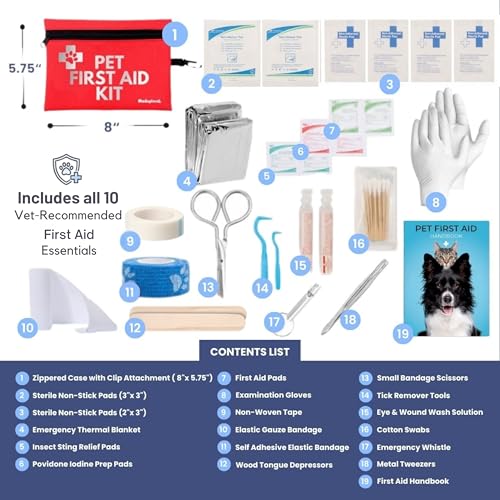 Dog First Aid Kit - Vet-Approved Emergency Kit for Dogs & - Image 5