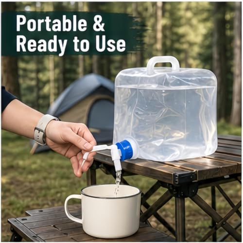 Collapsible Water Container with Spigot 5L - BPA-Free - Image 5