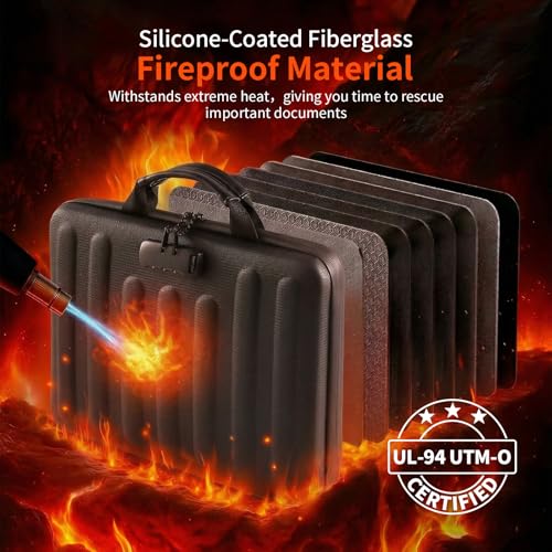 Fireproof Document Organizer with Lock, Waterproof | Home Organization - Image 6