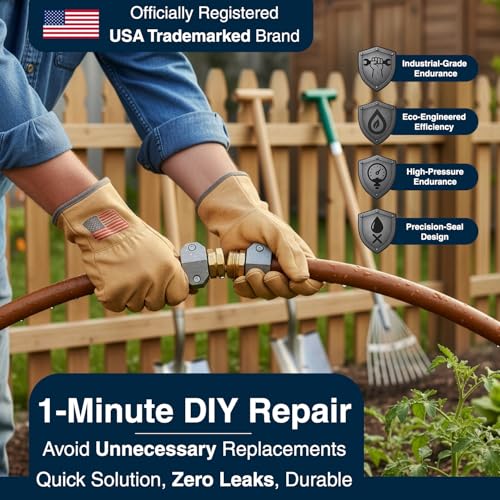 DBR Tech® Hose Repair Kit – Fix Leaks on 3/4 & 5/8 inch | Home Repair - Image 5