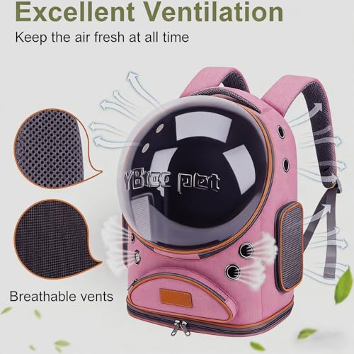 Cat Backpack Carrier, Breathable Cat Carrier Large Space - Image 4