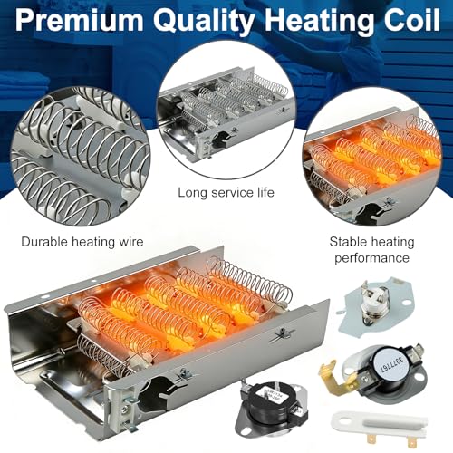 279838 Dryer Heating Element Kit for Whirlpool, Kenmore, Maytag - Image 5