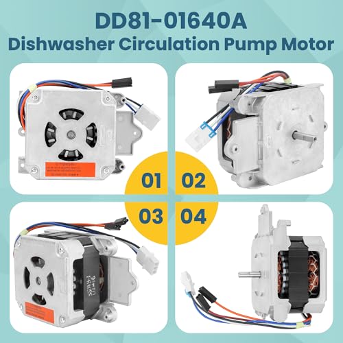 DD81-01640A Dishwasher Circulation Pump Motor Compatible - Image 5