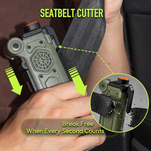 AutoManiacs All-in-1 Car Safety Tool, Solar Rechargeable - Image 5