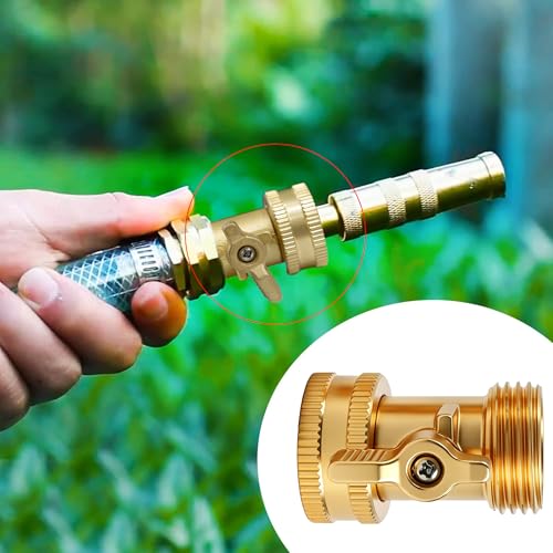 Brass Garden Hose Shut Off Valve, Heavy Duty 3/4 Inch Solid Brass - Image 8