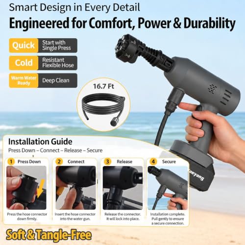 Yoeyang Portable Mini Handheld Cleaning Tool with 2 Batteries - Image 4