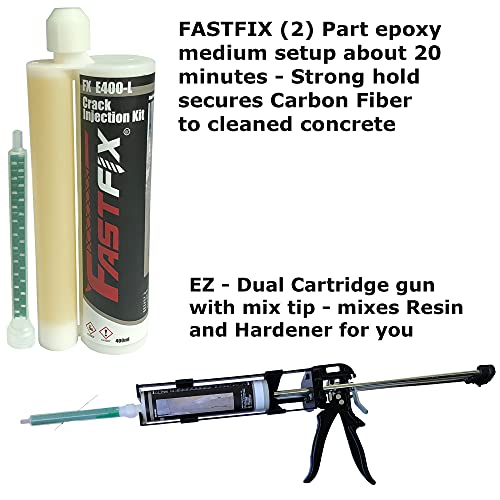 Concrete Crack Repair KIT-Carbon Fiber Concrete | Home Repair - Image 8