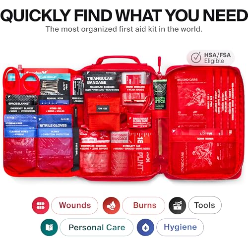 SurviveX Large First Aid Kit, Emergency Kit for 3-4 People - Image 3