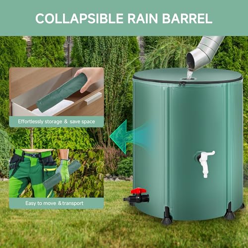 Collapsible Rain Barrel Water Storage Containers 53 Gallon - Image 4
