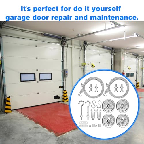 Garage Door Cable Replacement Kit for Overhead Sectional - Image 3