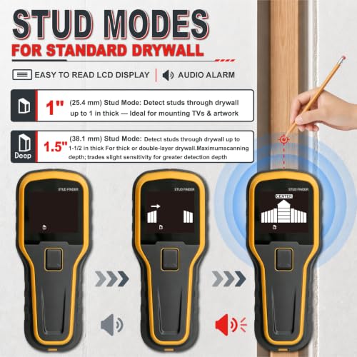 Stud Finder Wall Scanner, Intelligent Chip Detects Stud - Image 5