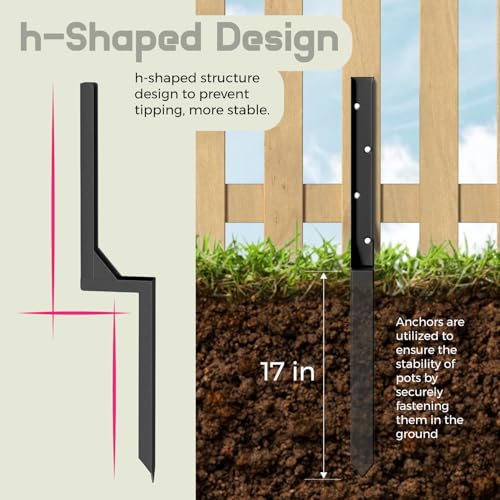Fence Post Repair Kit, Heavy Duty Steel Ground Anchor Spike - Image 4