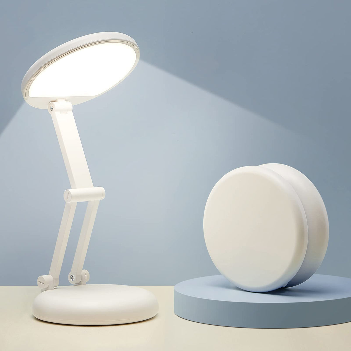 One Fire Rechargeable Table Lamp, 3600mAh Battery Operated Lamp - Image 1