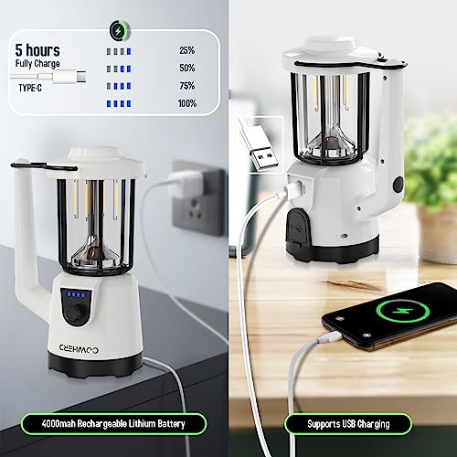 Rechargeable Flashlight Lantern 2-in-1 LED Handheld - Image 3