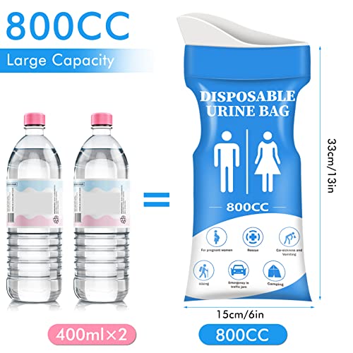 Disposable Urine Bags for Women/Men,12/24Pack for Travel - Image 5