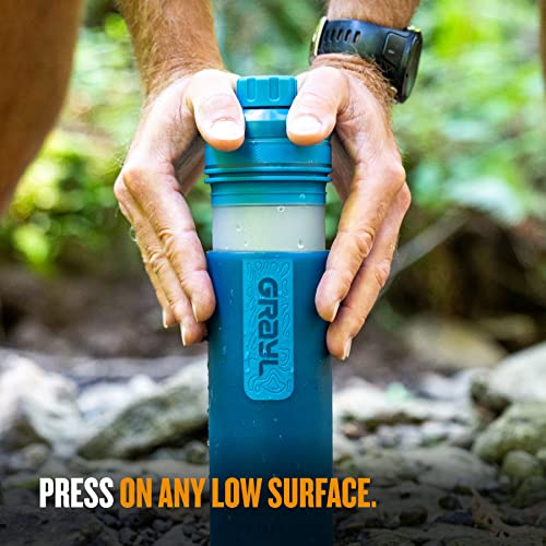 GRAYL UltraPress 16.9 oz Water Purifier & Filter Bottle, Forest - Image 5