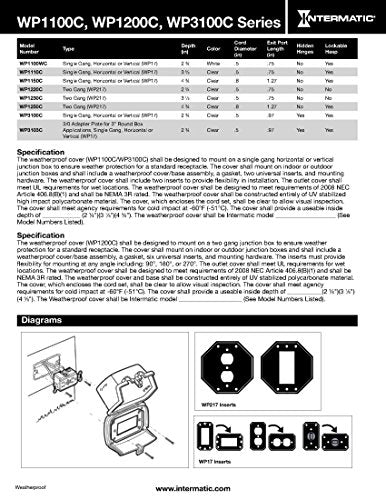 Intermatic WP3103C Plastic Weatherproof in-Use Cover, Clear - Image 4