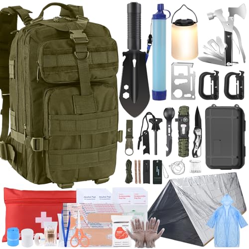 258-Piece Emergency Survival Kit, Outdoor Camping & - Image 2