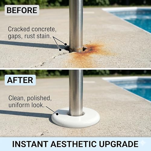 Pool Escutcheon Plates/Pool Ladder Cover Plate/Pool Trim Rings - Image 4