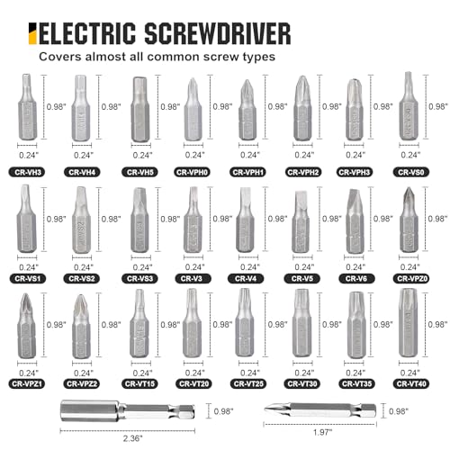 Rechargeable Cordless Electric Screwdriver, 28‑Piece Bit Set - Image 5
