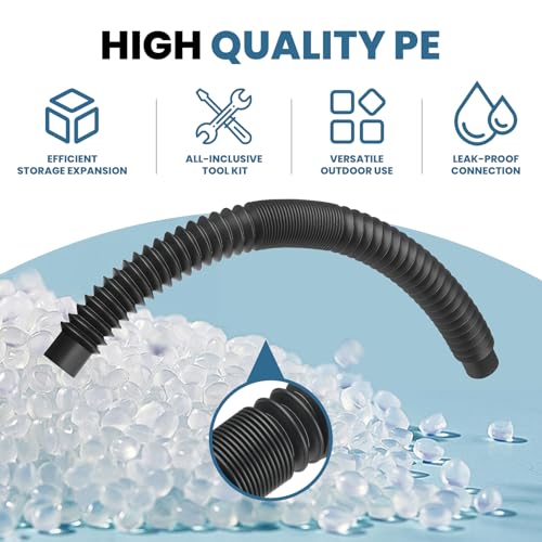 Rain Barrel Hose Connector Kit, Linking Rainwater Overflow - Image 4