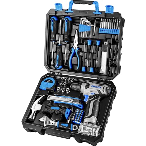 DEKOPRO Drill Set: Tool Set with 8V Blue Cordless Drill | Hand Tools - Image 2