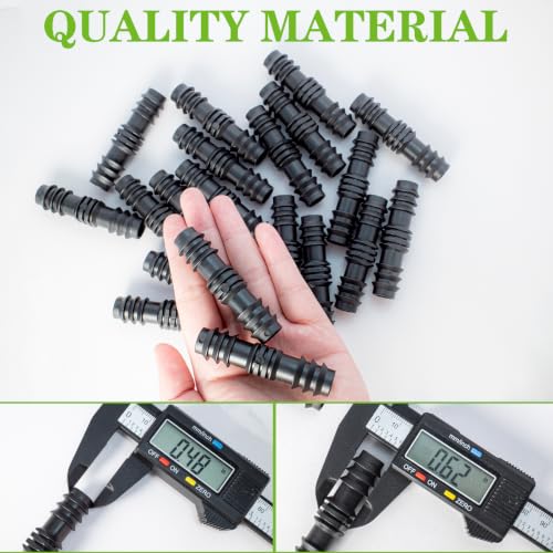 20 PCS Drip Irrigation Fittings Kits Barbed Coupling Connectors - Image 4