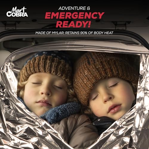 Emergency Blanket Mylar Thermal Space Survival Gear & - Image 5