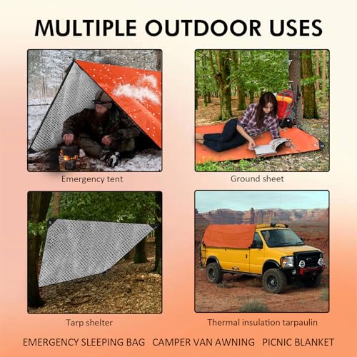 60"x82" Insulated Tarp Heavy Duty Emergency Blanket - Image 7