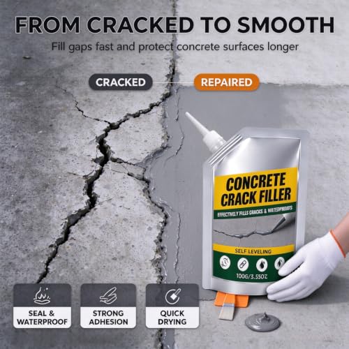2PCS Waterproof Concretecrack Filling Material,Concrete - Image 5