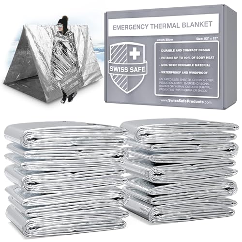 Swiss Safe Emergency Blanket for Camping, Car - Image 2