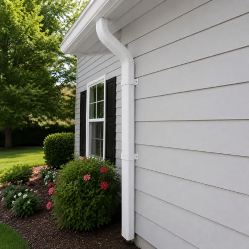 Gutter Downspout Strap 2" x 3", 2pcs Leader Strap - Image 3