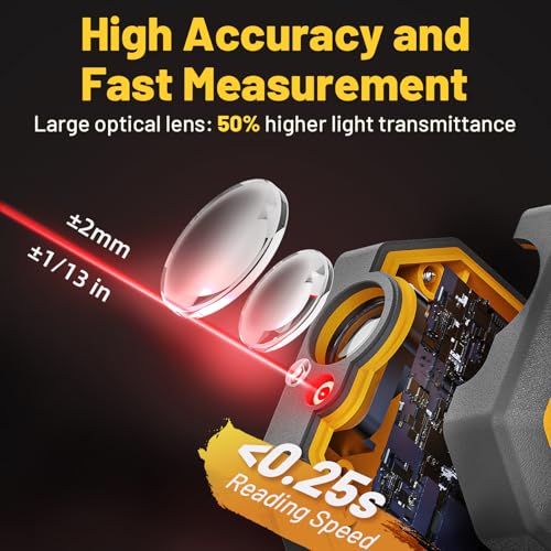 328 Ft Laser Measure ±1/16" Accuracy Distance Area Volume - Image 3