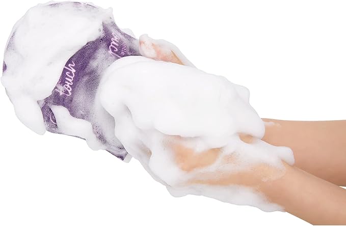 Toi:L Gentle Touch Bubble Peeling Body Pad(5pads), Body Scrub, Exfoliating Mitt for Body, Exfoliating Gloves, washcloth, Body loofah, Dense Bubble Bath, Bath Shower, kp Bump Eraser