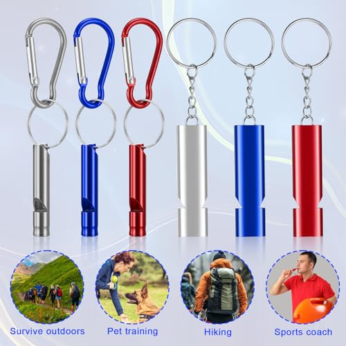 6-Pack Emergency Whistle Survival Loud, Coach Whistle - Image 8