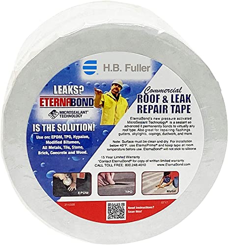 EternaBond RoofSeal White 6" x50' MicroSealant UV Stable | Home Repair - Image 3