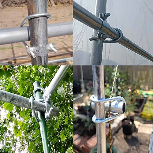 4 Pack Vertical Pipe Clip Cross Connector Clamp Mount OD - Image 7