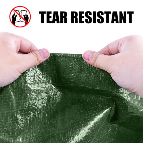 8x10 FT General Green Tarp, 8 Mil Tarp Waterproof - Image 7